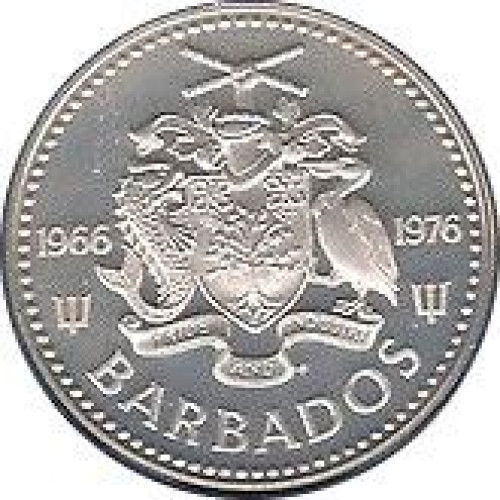 5 dollars - Barbados