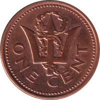 1 cent - Barbades