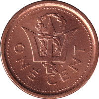 1 cent - Barbados