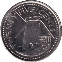 25 cents - Barbados