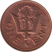 1 cent - Barbades