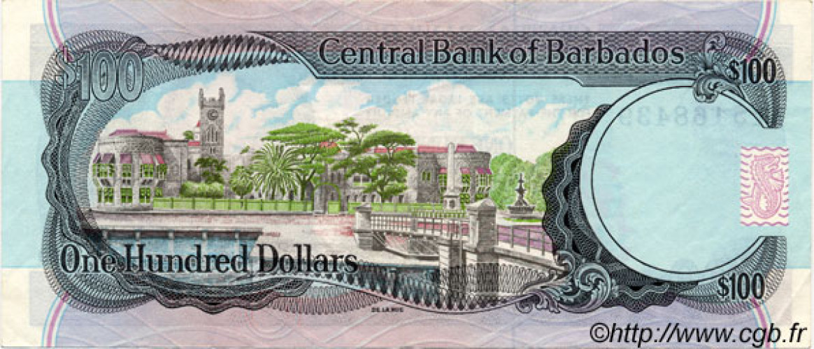 100 dollars - Barbados