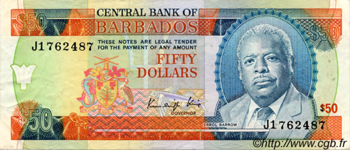 50 dollars - Barbados