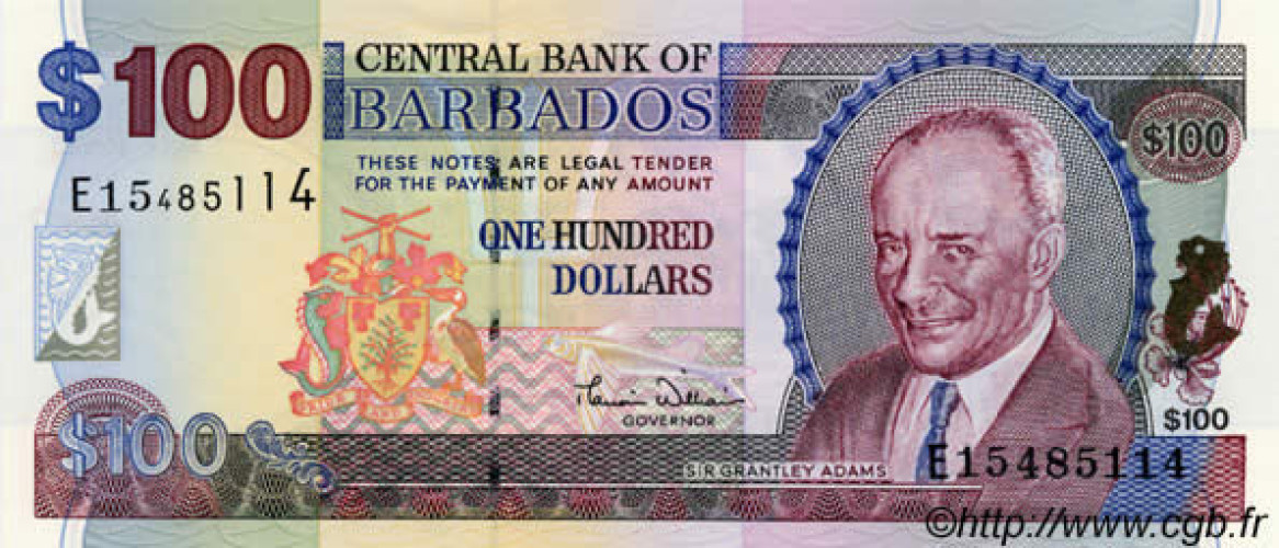 100 dollars - Barbados