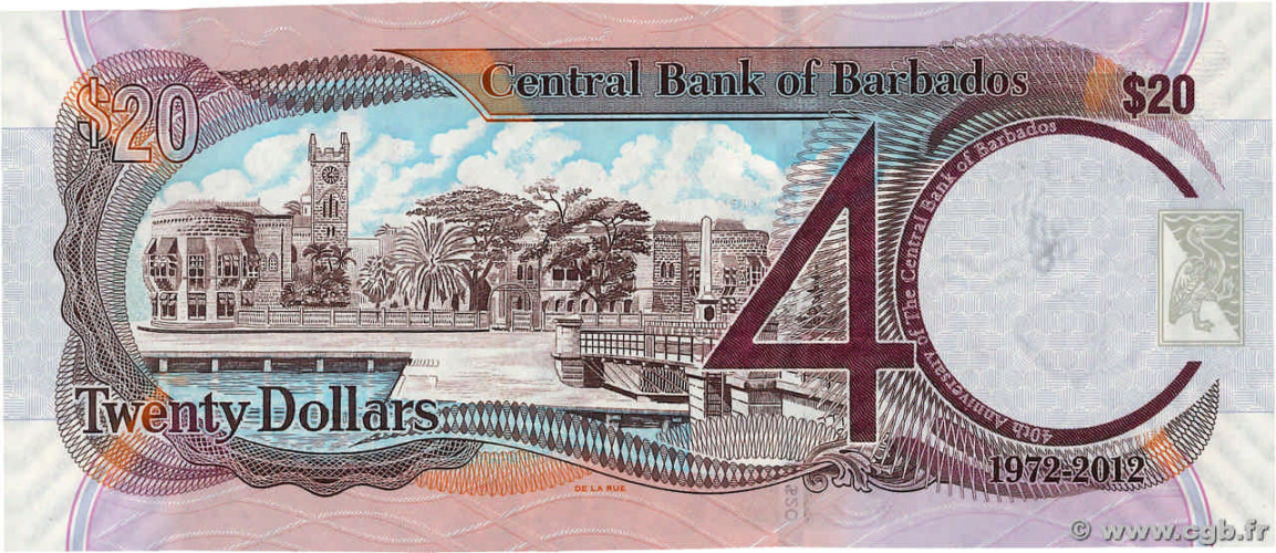 20 dollars - Barbados