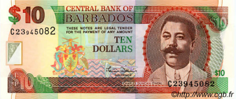 10 dollars - Barbados