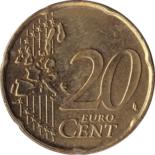 20 eurocents - Belgique