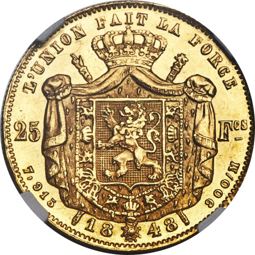 25 francs - Belgium