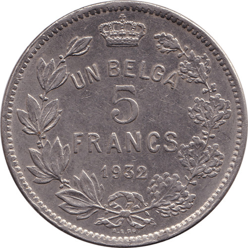 5 francs - Belgique