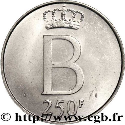 250 francs - Belgique