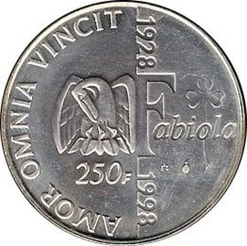 250 francs - Belgium