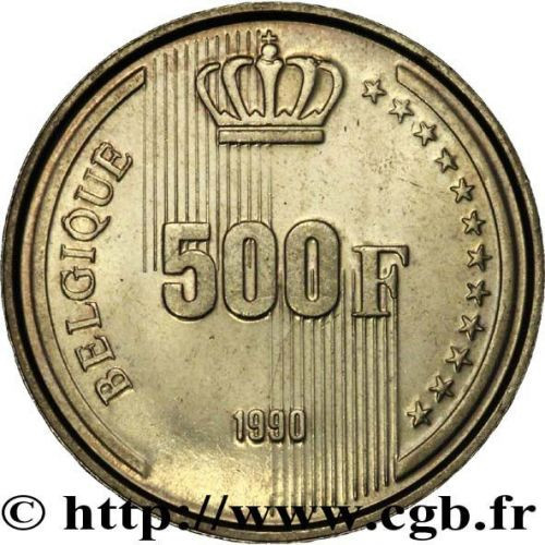 500 francs - Belgium