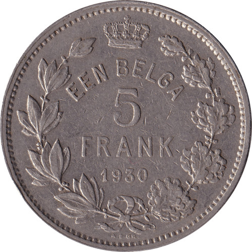 5 francs - Belgium