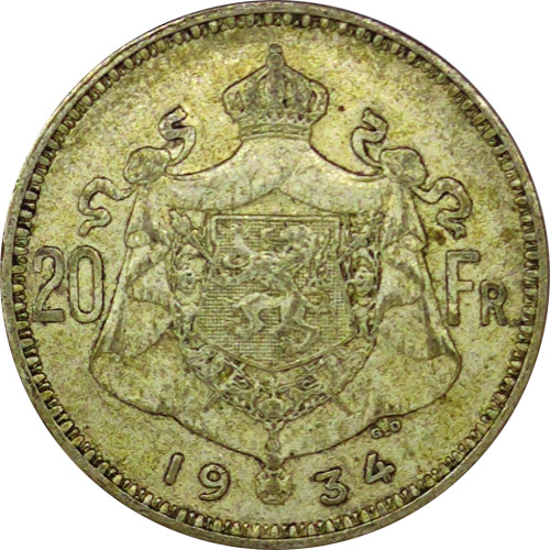 20 francs - Belgium