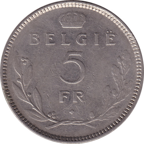 5 francs - Belgium