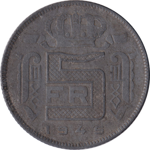 5 francs - Belgium