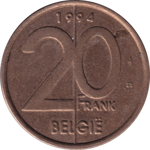 20 francs - Belgium