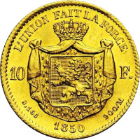 10 francs - Belgium