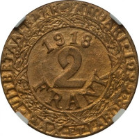 2 francs - Belgium