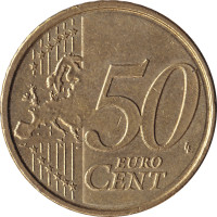 50 eurocents - Belgique