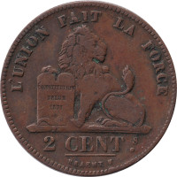 2 centimes - Belgium