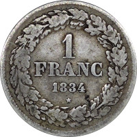 1 franc - Belgium