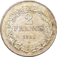 2 francs - Belgium