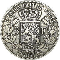 5 francs - Belgique