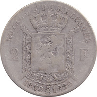 2 francs - Belgium