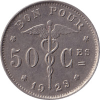 50 centimes - Belgium