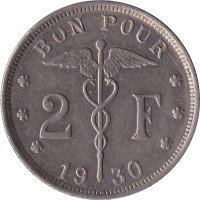 2 francs - Belgium