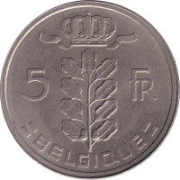 5 francs - Belgium