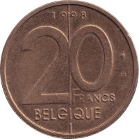 20 francs - Belgium