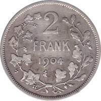 2 francs - Belgium