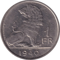 1 franc - Belgium