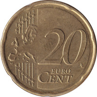 20 eurocents - Belgique