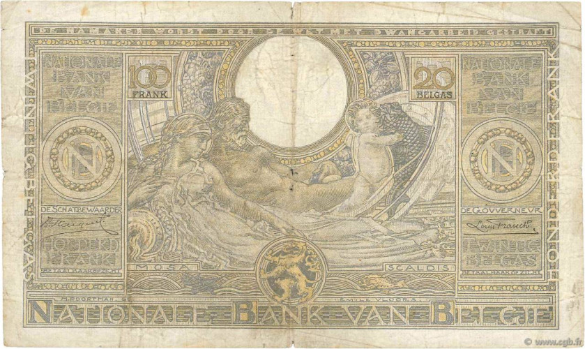 100 francs - Belgium