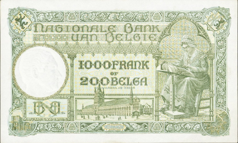 1000 francs - Belgium