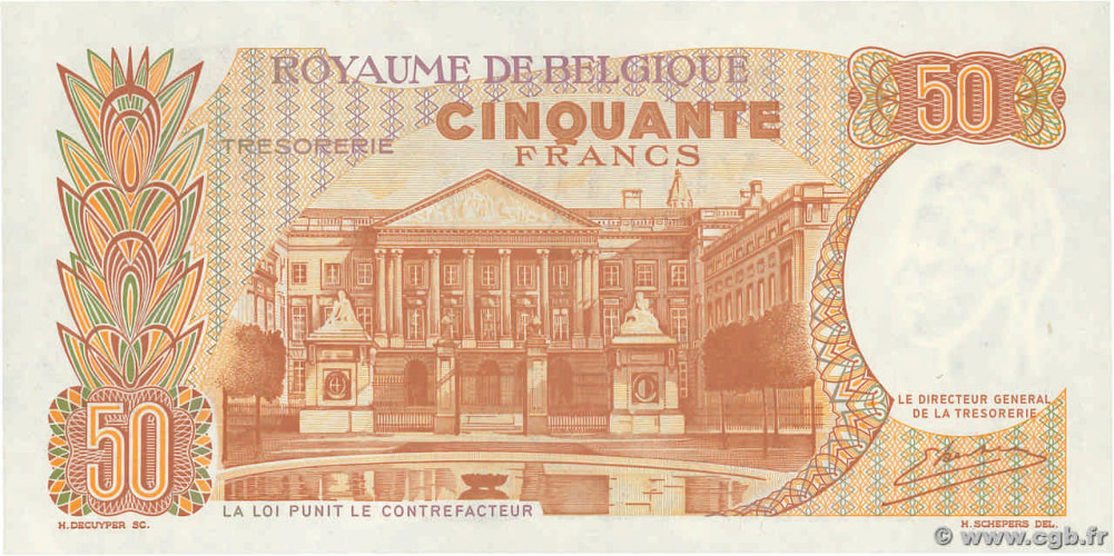 50 francs - Belgique