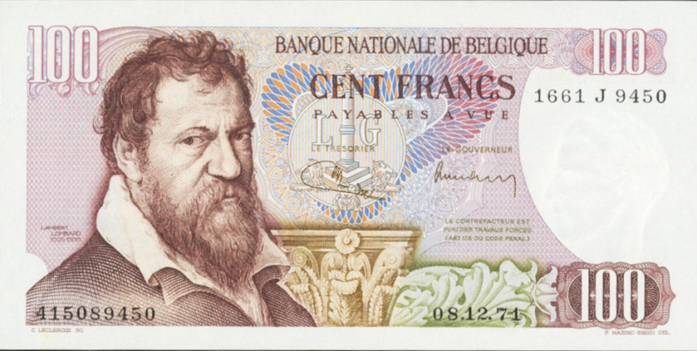 100 francs - Belgium