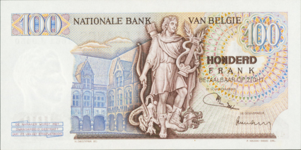 100 francs - Belgium