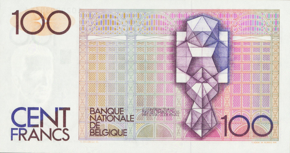 100 francs - Belgium