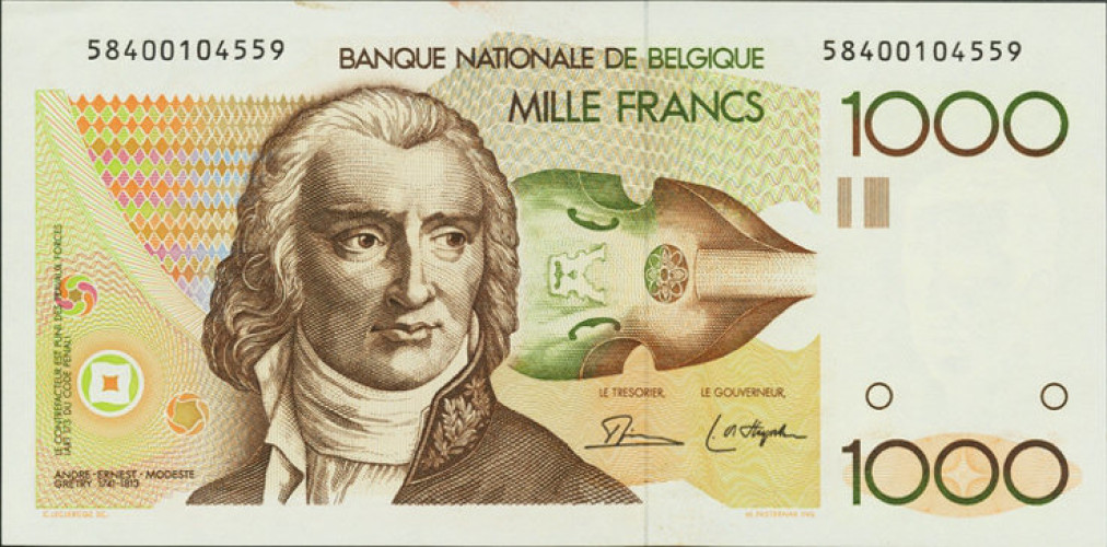 1000 francs - Belgique