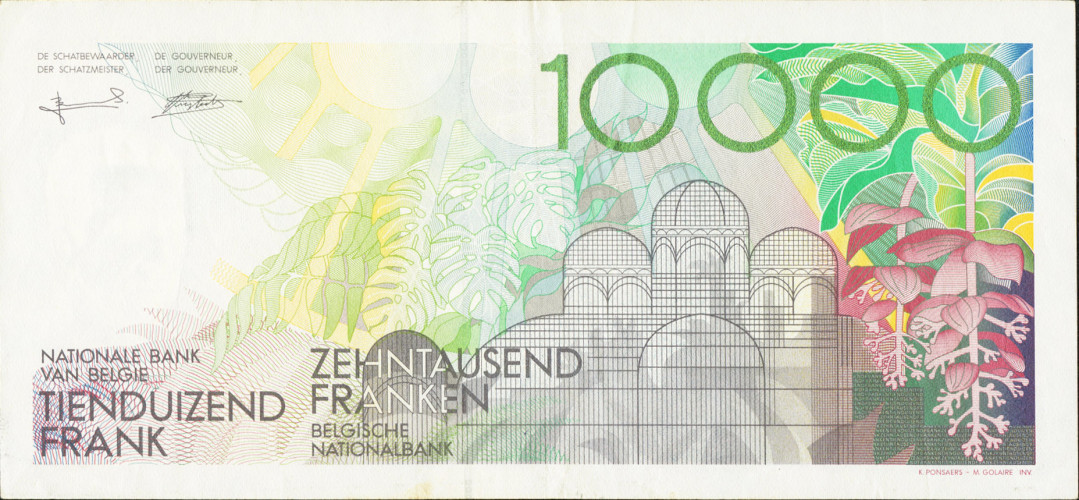 10000 francs - Belgium