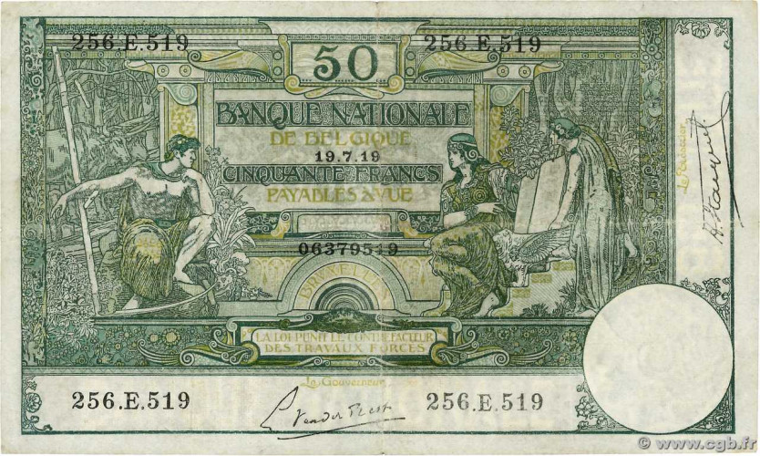 50 francs - Belgique