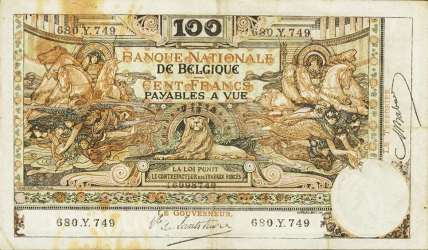 100 francs - Belgique