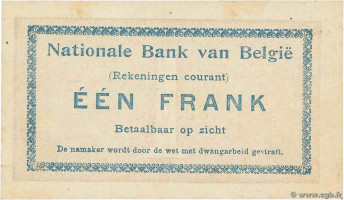 1 franc - Belgium