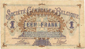 1 franc - Belgique