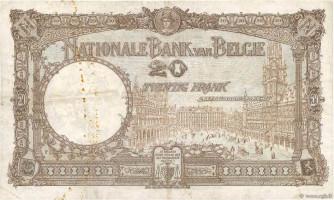 20 francs - Belgium