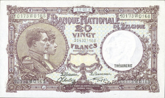 20 francs - Belgium